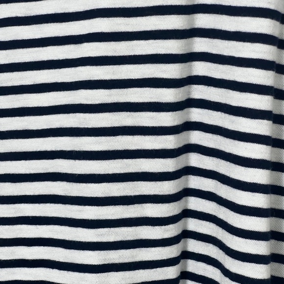 EUC J Crew Racerback Striped Tank Dress 100% Cotton Size XS Black Label - Picture 12 of 15